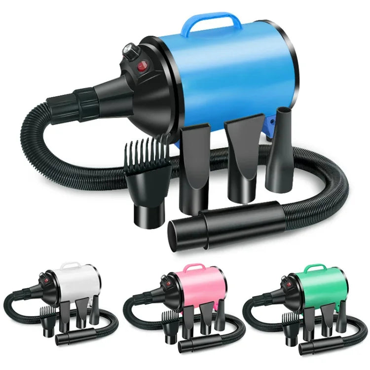 Séchoir pour chien 2100W, vitesse réglable en continu, séchoir à poils pour animaux de compagnie, souffleur d'eau pour animaux, prise britannique 220V, prise européenne 220V, prise australienne 220V, prise américaine 110V