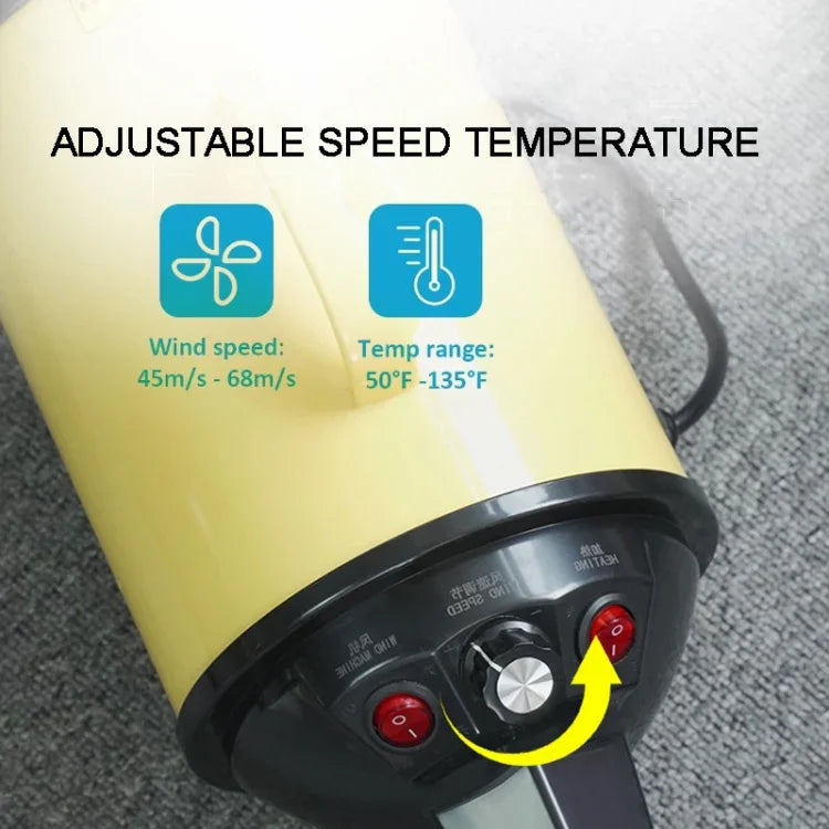Séchoir pour chien 2100W, vitesse réglable en continu, séchoir à poils pour animaux de compagnie, souffleur d'eau pour animaux, prise britannique 220V, prise européenne 220V, prise australienne 220V, prise américaine 110V