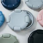 1100ml Silicone Folding Lunch Box  Travel Bowl Microwave & Dishwasher Safe, Blue, Pink, Green, Gray, Black