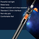 Stylo test lumière rouge fibre optique source lumière rouge à travers stylo optique détection fibre optique, 5 mW, 10 mW, 20 mW, 30 mW, 50 mW