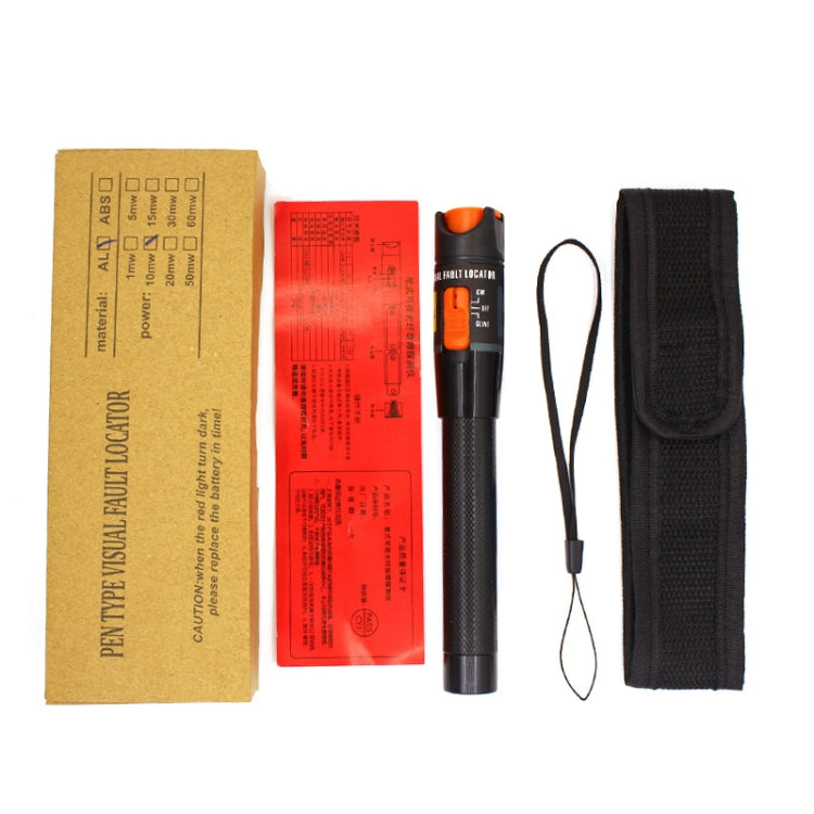 Stylo test lumière rouge fibre optique source lumière rouge à travers stylo optique détection fibre optique, 5 mW, 10 mW, 20 mW, 30 mW, 50 mW