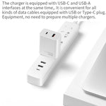 Chargeur portable double port 35W USB-C+USB-A à charge rapide original Xiaomi (1C+1A), prise US, 35W