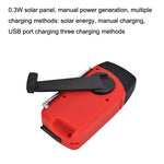 Radio portable solaire de prévention des catastrophes et d'urgence HanRongda HRD-902, HRD-902