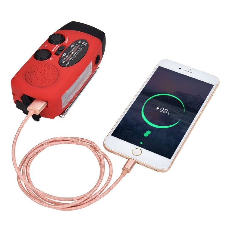 Radio portable solaire de prévention des catastrophes et d'urgence HanRongda HRD-902, HRD-902
