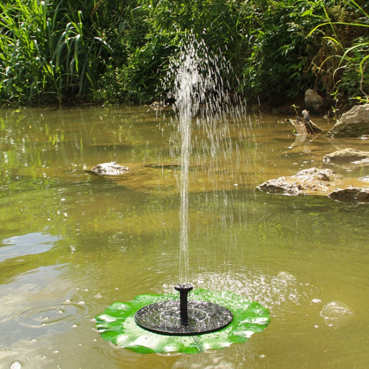 Fontaine solaire flottante Lotus Leaf pour jardin extérieur, 28cm