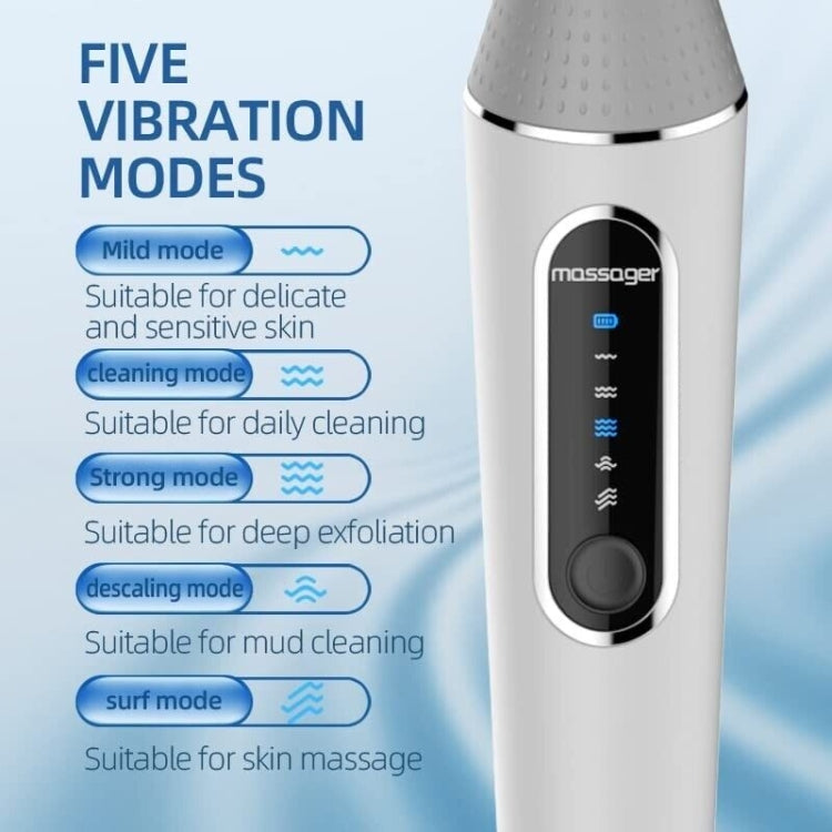 Brosse de bain électrique en silicone, vibrante, à manche long, pour le dos, spa et douche