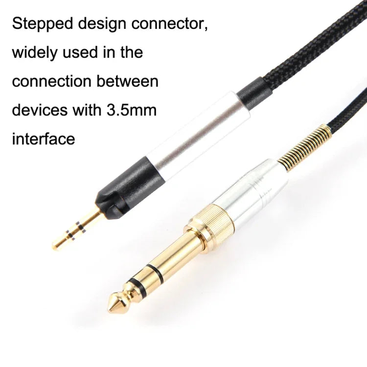 Câble de mise à niveau pour casque Sennheiser HD518 / HD558 / HD598 / M40X / M50X, 1,2 m, 2 m