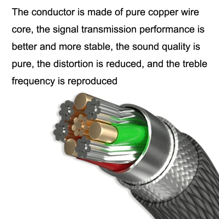 Câble de mise à niveau pour casque Sennheiser HD518 / HD558 / HD598 / M40X / M50X, 1,2 m, 2 m