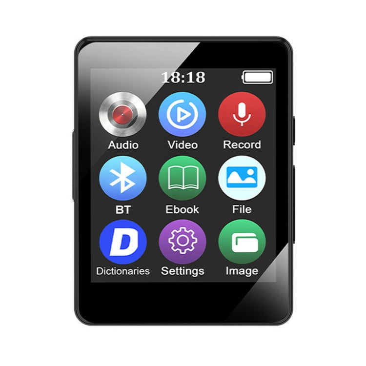 Lecteur MP3 Bluetooth 5.0, enregistreur ebook MP4 Walkman, sans carte mémoire, 8 Go, 16 Go, 32 Go, 64 Go, 128 Go