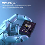 Lecteur MP3 Bluetooth 5.0, enregistreur ebook MP4 Walkman, sans carte mémoire, 8 Go, 16 Go, 32 Go, 64 Go, 128 Go