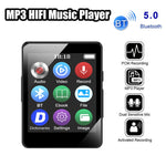 Lecteur MP3 Bluetooth 5.0, enregistreur ebook MP4 Walkman, sans carte mémoire, 8 Go, 16 Go, 32 Go, 64 Go, 128 Go
