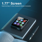 Lecteur MP3 Bluetooth 5.0, enregistreur ebook MP4 Walkman, sans carte mémoire, 8 Go, 16 Go, 32 Go, 64 Go, 128 Go