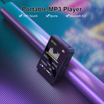Lecteur MP3 Bluetooth 5.0, enregistreur ebook MP4 Walkman, sans carte mémoire, 8 Go, 16 Go, 32 Go, 64 Go, 128 Go