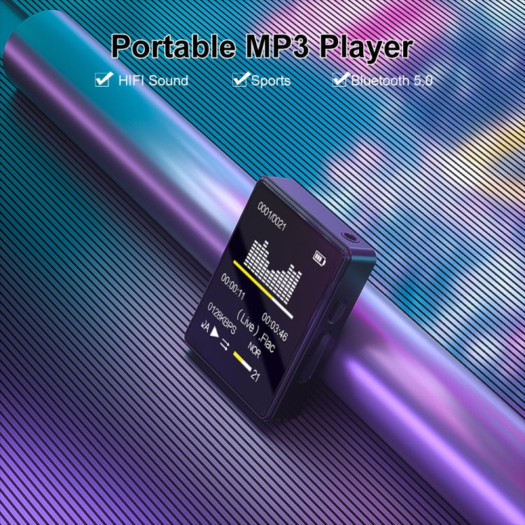 Lecteur MP3 Bluetooth 5.0, enregistreur ebook MP4 Walkman, sans carte mémoire, 8 Go, 16 Go, 32 Go, 64 Go, 128 Go