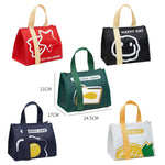 Sac à lunch portable Étudiant Simple Épaissi Imperméable Sac Isotherme Bento