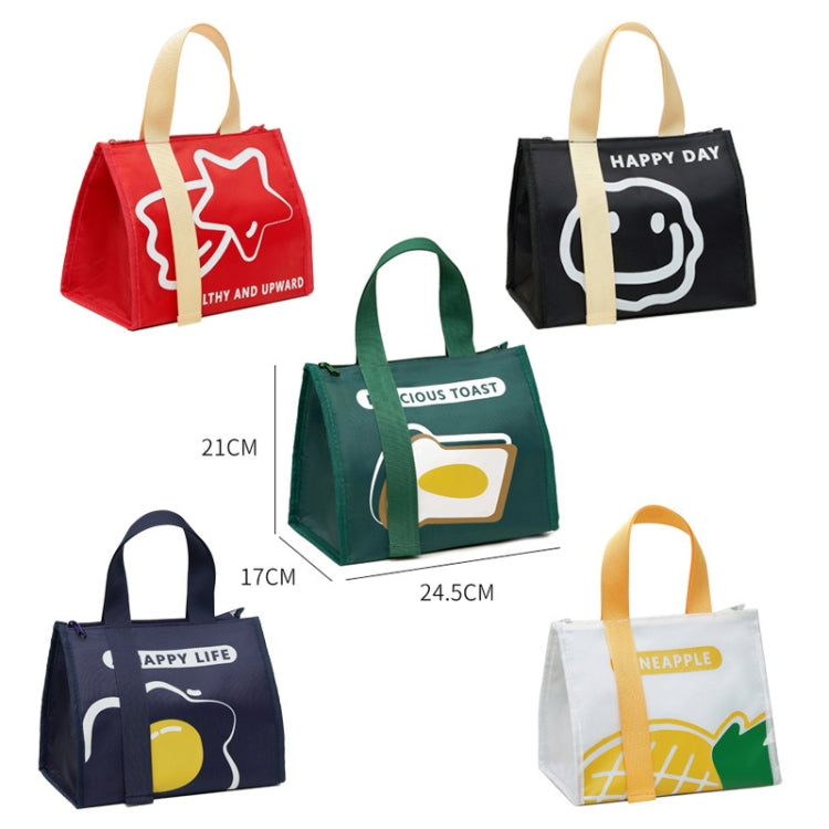 Sac à lunch portable Étudiant Simple Épaissi Imperméable Sac Isotherme Bento