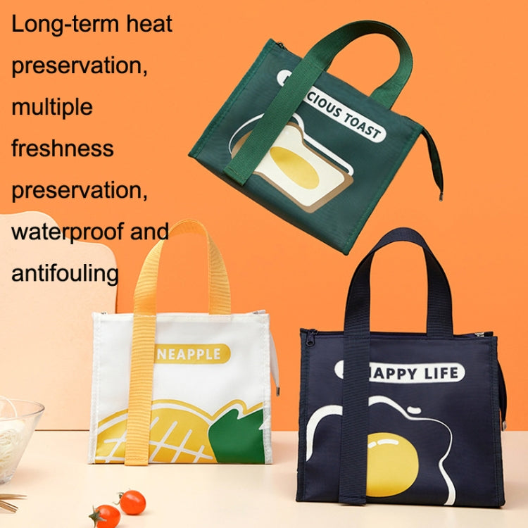 Sac à lunch portable Étudiant Simple Épaissi Imperméable Sac Isotherme Bento