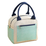 Sac à lunch fourre-tout de couleur assortie en cation, en feuille d'aluminium épaissie et imperméable