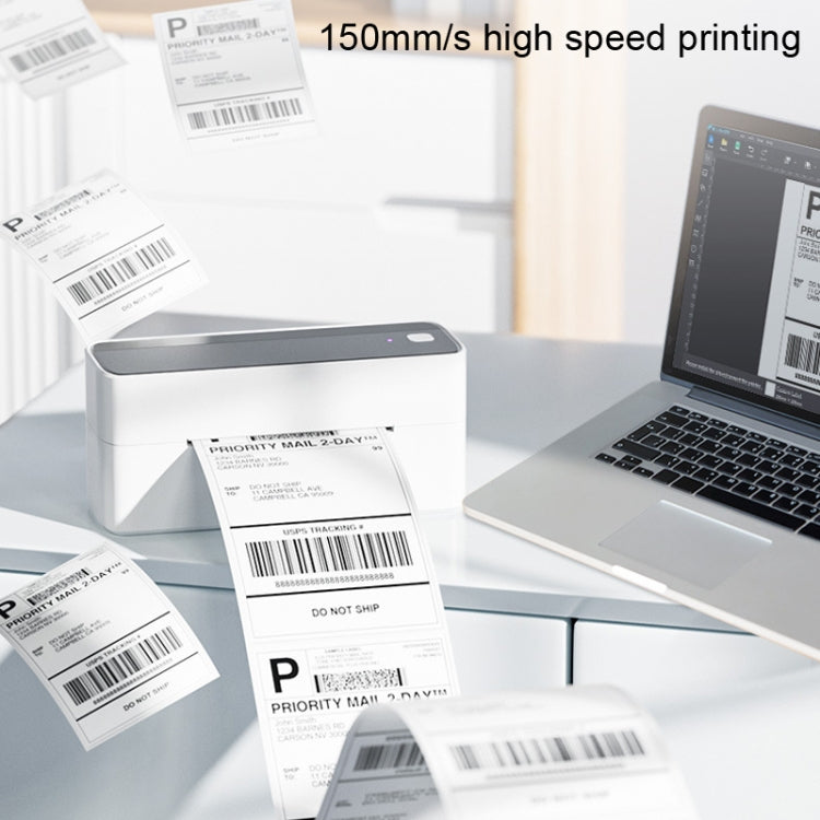 Imprimante d'étiquettes d'adresse thermique Bluetooth Phomemo PM241-BT pour étiquettes d'expédition, US, EU