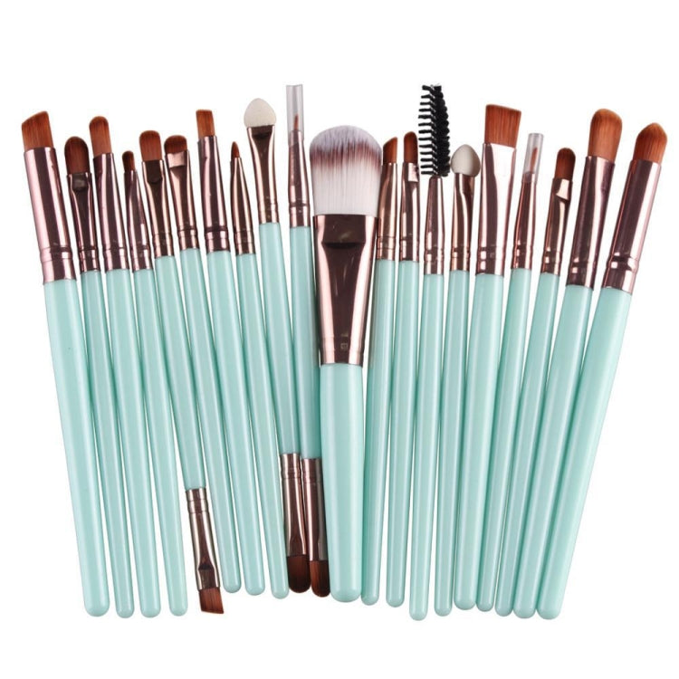 Lot de 20 pinceaux de maquillage à manche en bois, outils de beauté, café, or+noir, noir+blanc, tout noir, noir+café, marron+blanc, or+rose, marron+vert, marron+rose, marron+noir, or+blanc, or+vert, noir+vert, noir+rose, marron+violet
