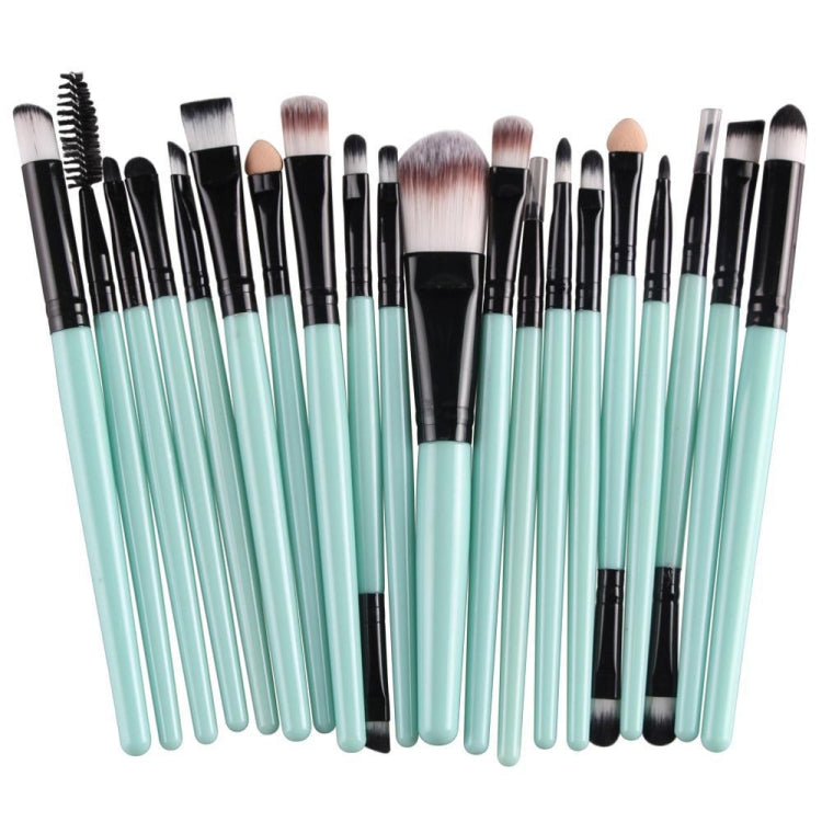Lot de 20 pinceaux de maquillage à manche en bois, outils de beauté, café, or+noir, noir+blanc, tout noir, noir+café, marron+blanc, or+rose, marron+vert, marron+rose, marron+noir, or+blanc, or+vert, noir+vert, noir+rose, marron+violet