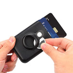 Pour AirTag 2e génération / AirTag 1re génération, Clip de carte en fibre de positionnement, Housse de protection antivol pour traqueur de carte, Magnétique