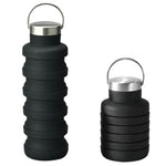 500ml Outdoor Sports Silicone Telescopic Cup Portable Foldable Travel Water Kettle