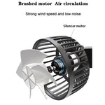 5V 2A Car Rear Seat Back USB Interface Powerful Double-headed Fan, F4207
