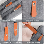 Trousse de Toilette Double Couche pour Homme Accessoires de Voyage Sac Portable Résistant à l'Humidité