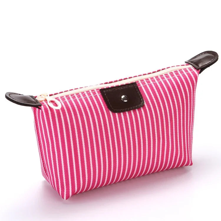 Trousse de toilette rayée, Sac de voyage pliable