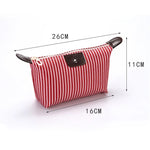 Trousse de toilette rayée, Sac de voyage pliable