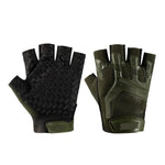 Gants de protection demi-doigts en silicone antidérapants pour sports de plein air, taille unique