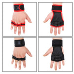 Haltérophilie Haltère Barre Horizontale Anti-ampoule Anti-dérapant Poignet Fitness Gants à Quatre Doigts, M, L, XL