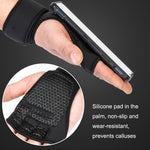 Haltérophilie Haltère Barre Horizontale Anti-ampoule Anti-dérapant Poignet Fitness Gants à Quatre Doigts, M, L, XL