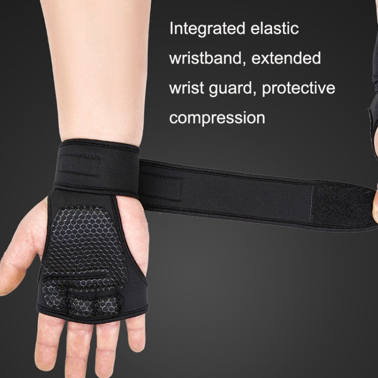 Haltérophilie Haltère Barre Horizontale Anti-ampoule Anti-dérapant Poignet Fitness Gants à Quatre Doigts, M, L, XL
