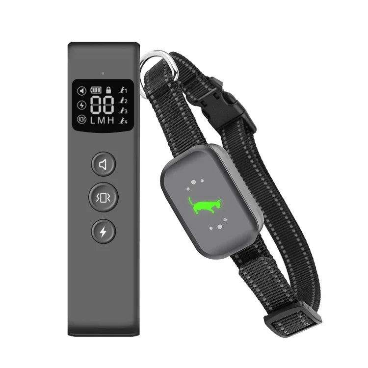 Dresseur de chiens intelligent étanche à décharge électrique, télécommande rechargeable, anti-aboiements