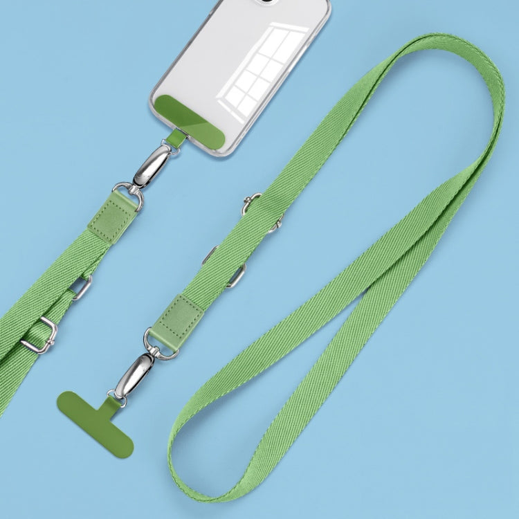 Lanière de téléphone portable réglable à suspendre autour du cou, Vert Matcha, Bleu Saphir, Violet Foncé, Orange, Argent, Noir Classique