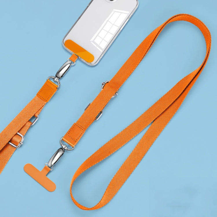Lanière de téléphone portable réglable à suspendre autour du cou, Vert Matcha, Bleu Saphir, Violet Foncé, Orange, Argent, Noir Classique