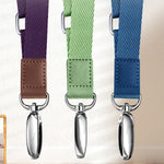 Lanière de téléphone portable réglable à suspendre autour du cou, Vert Matcha, Bleu Saphir, Violet Foncé, Orange, Argent, Noir Classique