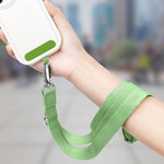 Lanière de téléphone portable réglable à suspendre autour du cou, Vert Matcha, Bleu Saphir, Violet Foncé, Orange, Argent, Noir Classique