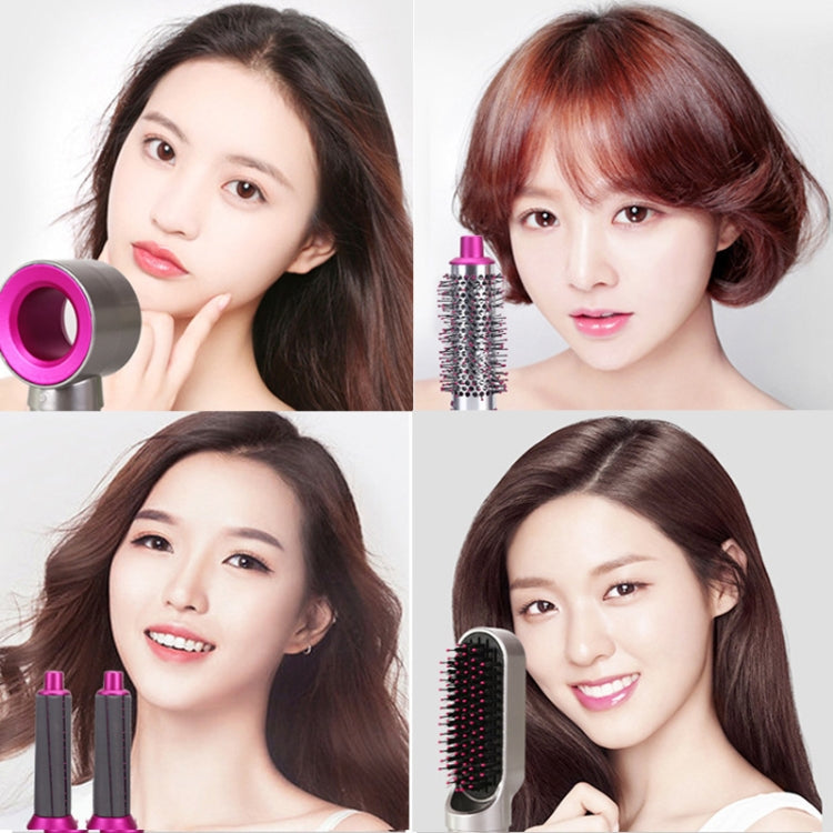 5 In 1 Hot Air Comb Automatic Curling Iron Curling & Straightening Hair Styling Comb Hair Dryer, EU Plug, UK Plug, US Plug