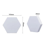 RVB Symphonie Hexagone Lumières DIY Lampe Murale Ambiante Chevet Lumière Intelligente Nid d'Abeille, lot de 10, lot de 12