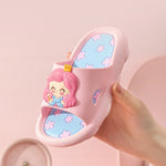 Chaussons enfants à semelle souple antidérapante avec motif cartoon, 26-27 longueur intérieure 15,5 cm, 28-29 longueur intérieure 16,5 cm, 30-31 longueur intérieure 17,5 cm, 32-33 longueur intérieure 18,5 cm, 34-35 longueur intérieure 19,5 cm