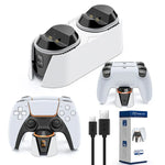 Pour les manettes PS5, contactez le chargeur de manette de jeu à double station de charge.
