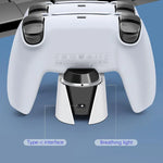 Pour les manettes PS5, contactez le chargeur de manette de jeu à double station de charge.