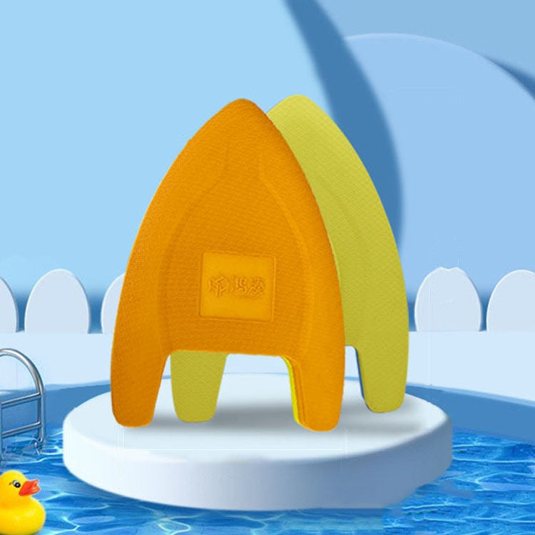 Planche flottante de natation EVA pour enfants, aides à la pratique de la natation, bleu jaune, vert jaune, orange jaune