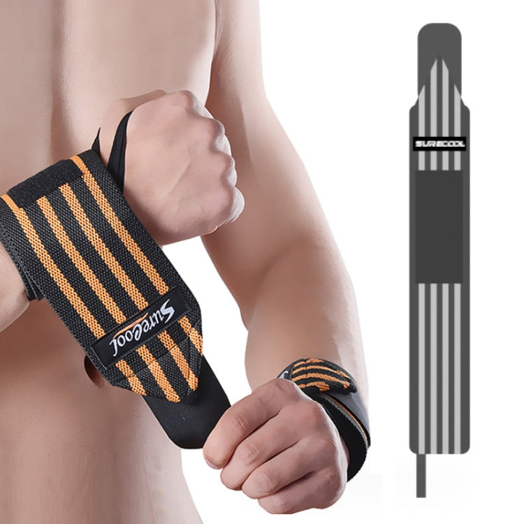 Bandes de poignet de sport SURECOOL 50x8 cm pour haltérophilie, sangles d'entraînement
