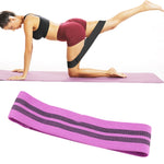 Bande de résistance pour squat et lifting des fessiers, bande élastique fitness