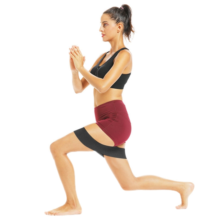 Bande de résistance pour squat et lifting des fessiers, bande élastique fitness