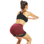 Bande de résistance pour squat et lifting des fessiers, bande élastique fitness